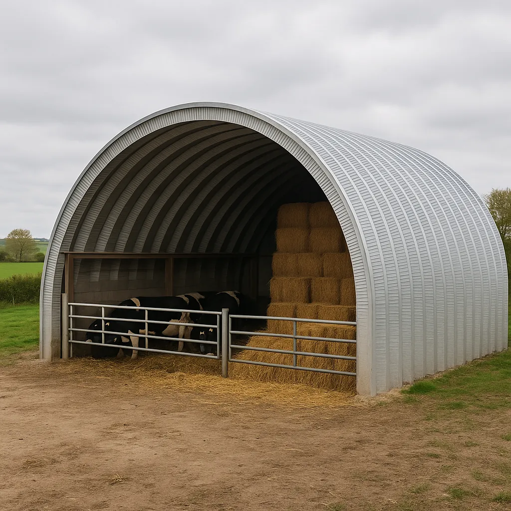 K-Span arched barn shelter